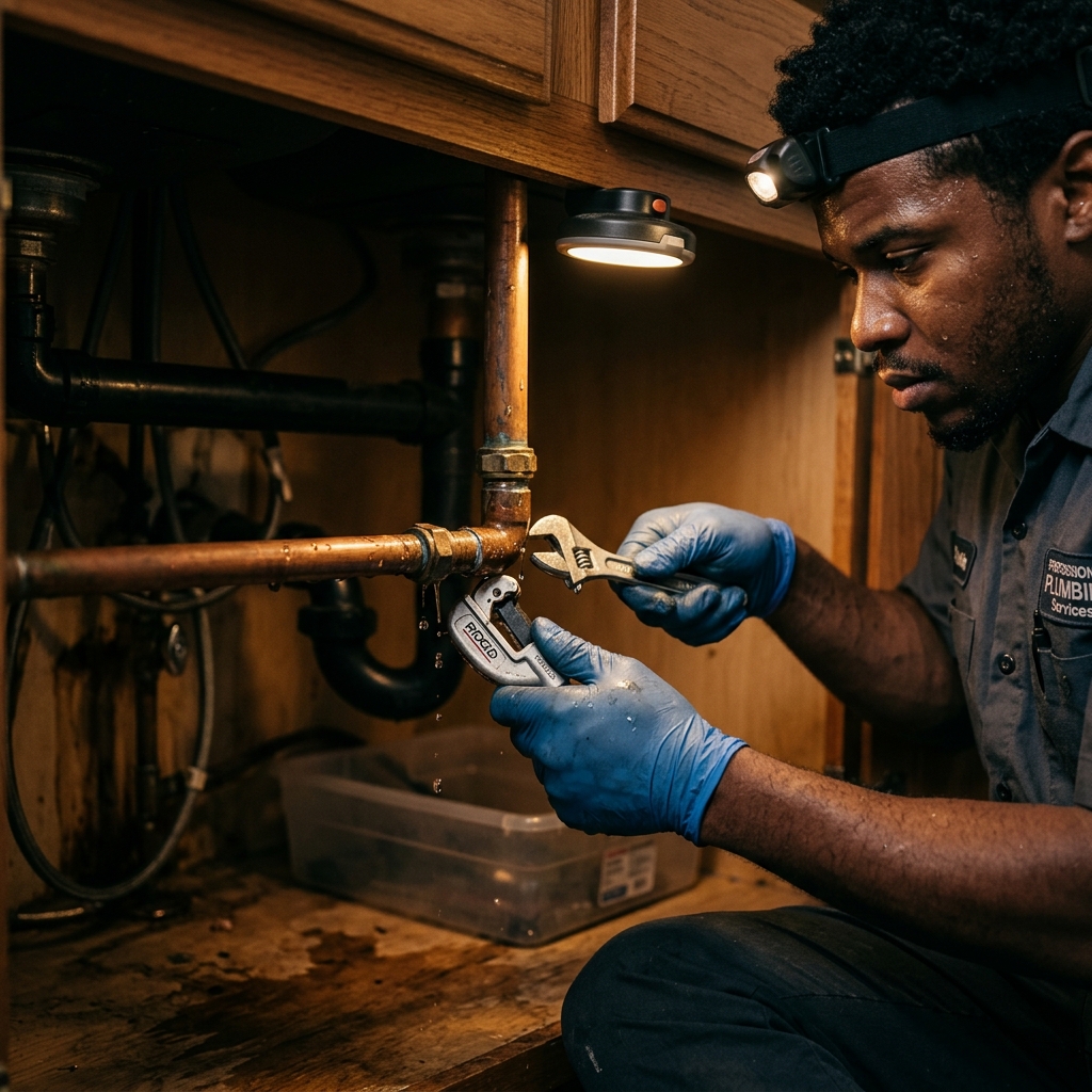 Expert water leak repair plumber in Johannesburg